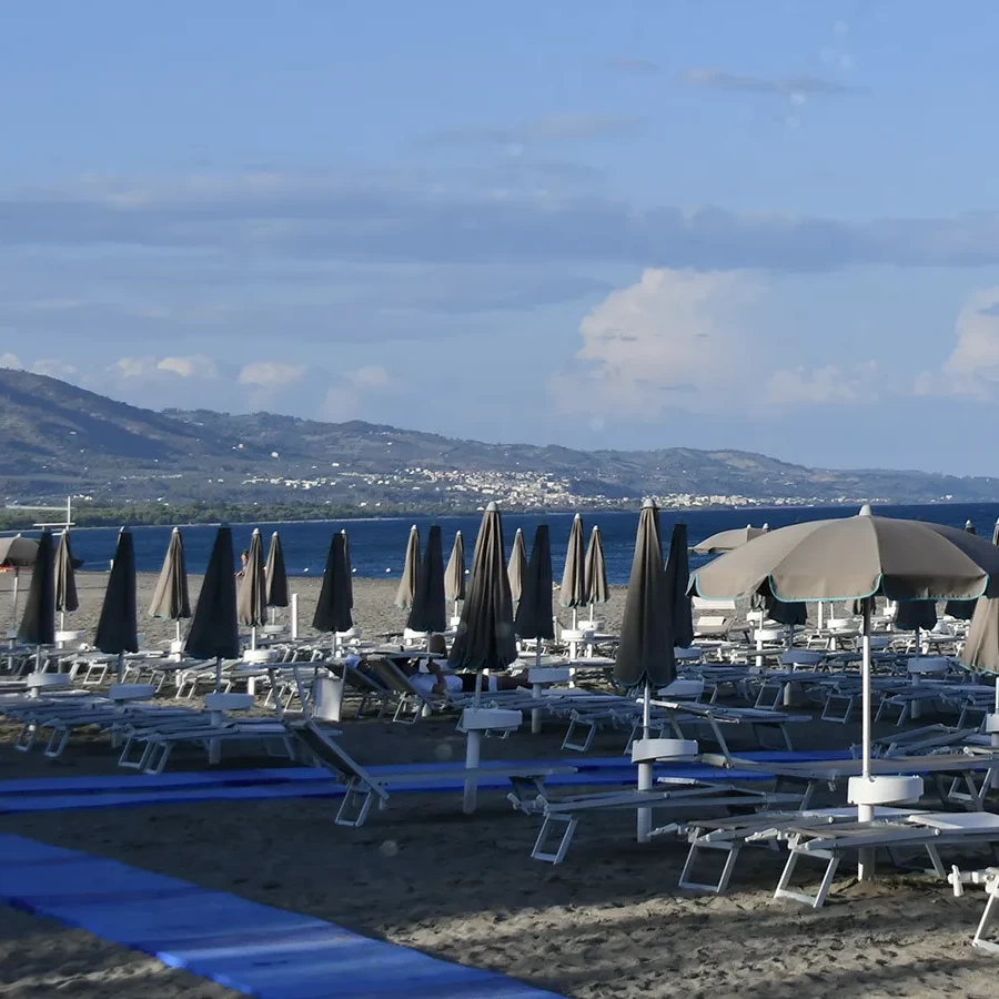 spiaggia privata Maritim Resort Calabria